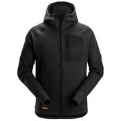 Snickers 8041 FlexiWork Full Zip Fleece Hoodie - Black