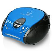 Lenco CD Player with FM Radio - Blue / Black | SCD-24BLUE/BLACK