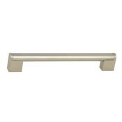 Block Key Kitchen Cabinet Handle 237mm - Brushed Steel | 0031102