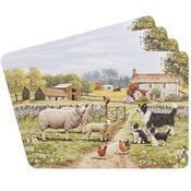 Dunlevy Collie Sheep Placemat Set of 4 | PG6844 image