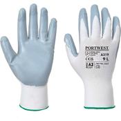 Portwest A319 - Flexo Grip Nitrile Gloves - Grey/White image