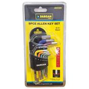 Dargan Metric Allen Key Set in Holder 9 Piece | AKS9 image