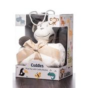 Cuddles Monkey with Blanket Set | CB10 image