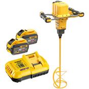 Dewalt DCD240X2 XR FlexVolt Paddle Mixer 54V 2 x 3.0Ah Li-ion Batteries | DEWDCD240X2 image
