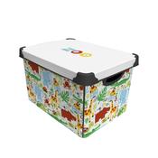 De Vielle Deco Storage Box 22 Litre - Zoo | DEVZ20252 image