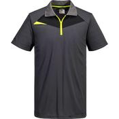 Portwest DX410 DX4 Polo Shirt - Metal Grey - Medium | DX410MGRM image