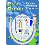 Easi Plumb Type FC59 3/4" 400mm Long Straight Compression Valved x Straight Swivel Flexible Plumbing Connector | EPFC5934C image