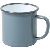 Falcon Enamel Mug 8cm -  Grey | EN0208G image