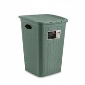 Elegance Laundry Hamper Basket and Lid 50 Litre - Forest Green | 55325 image