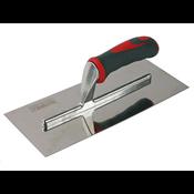 Faithfull Plasterer's Finishing Trowel  Soft Grip Handle 11 x 4.3/4 inch - Stainless Steel | FAISGTP11SS