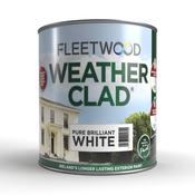 Fleetwood Weatherclad Masonry Paint 5 Litre - Brilliant White | XWC50BW