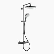 Mira Relate Dual Bar Mixer Shower - Matt Black | 1.1836.467