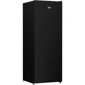 Beko 145.7cm Upright Tall Larder Fridge - Black | LSG4545B image