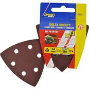 Safeline 94mm x 94mm Delta Sanding Pads 5 Pack - Medium | PPA011 image