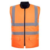 Portwest Hi-Vis Reversible Bodywarmer Jacket - Orange