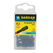 Dargan R2 Square Tip Screwdriver Heads 25mm 10 Pack | R2DT image