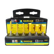 Dargan Router Bit Set 6 Piece 1/4 to 3/4IN Carbide Tip | RBS6 image