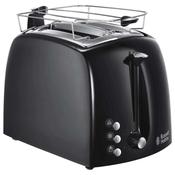 Russell Hobbs Textures Plus 2 Slice Toaster - Black | 22601 image