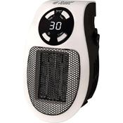 Russell Hobbs 500W Ceramic Plug Heater - White / Black | RHPH2001 image