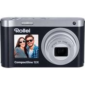 Rollei Compactline Digital Camera 12x Zomm - Black | 12102