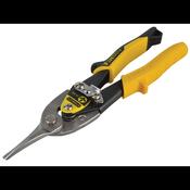 Stanley Yellow Aviation Snip &amp; Holster Straight Cut 250mm (10in) | STA914563 image