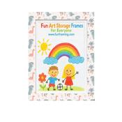 Lucky Ducks Kids Art Artwork Frame A4 - Dinosaur | MDF2515&amp;1225-A4-DR