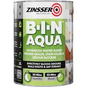 Zinesser BIN Aqua Stain Blocking Primer 5 Litre for Interior and Exterior Use | ZN615011 image