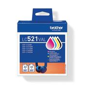Brother Multi Ink Cartridge Value Pack LC521VAL | BRO1032