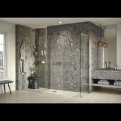 Flair AYO 8mm Wetroom Panels | Chrome, Matte Black, Brushed Brass, Matte Nickel, Brushed Nickel, Country Bronze, Stainless Steel, White | 300mm to 1600mm