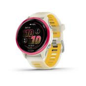 Garmin Forerunner 570 42mm GPS Smartwatch - Bone / Raspberry / Mango | 49-GAR-010-02970-02 image