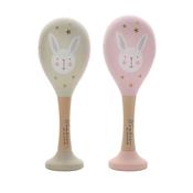 Bambino Toy Wooden Maracas Rabbit Pink | CG1778