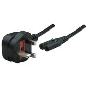 Mains Power Cord Uk Plug to Figure 8 1.8 Metre | 322843