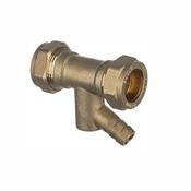 Easi Plumb 1/2" Compression 90° Equal Knuckle Pipe Elbow (Dia) 14.7mm | EP47112 image
