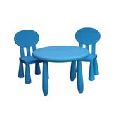 Culcita Kids Funky Table and Chairs Set - Blue | REKIBU115 image