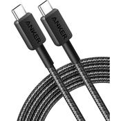 Anker 322 USB C to USBC Braided Charging Cable 6ft 1.8 Metre - Black | A81F6H11 image