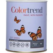 Colourtrend 1 Litre Soft Sheen - White | M00827 image