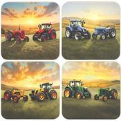 Dunlevy Coasters Set of 4 - Tractor | PG0441 image