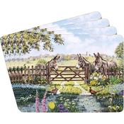 Dunlevy Placemats Set of 4 - Donkey | PG6556 image