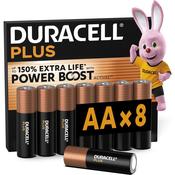 Duracell Plus AA Batteries 8 Pack | 1836-22