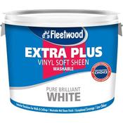 Fleetwood Extra Plus Soft Sheen 10 Litre - Brilliant White | SEP10BW image