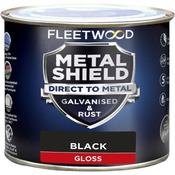 Fleetwood Metal Shield Paint 250ml - Black Gloss | MSGO03BL