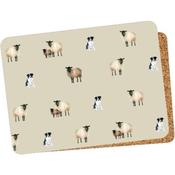 Steelex Placemats Set of 6 - Collie and Sheep | TM1011 image
