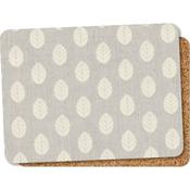 Steelex Placemats Set of 6 - Grey Leaves | TM1016 image