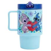 Stitch Licensed Water Bottle with handle 530ml | STO75056 image