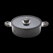 Judge Vista Ceramic 24cm Shallow Casserole Dish 2.5 Litre - Black | JV25 image