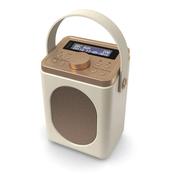 Majority Little Shelford Portable DAB Radio with Bluetooth - Cream | LSHDABCRM image