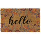 My Mat Outdoor Coco Doormat 45cm x 75cm - Floral Hello | PT610958 image