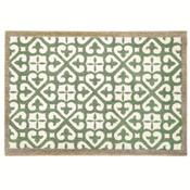 My Mat Nylon Doormatt 50cm x 75cm - Harlwquin Tile Green | PT603387 image