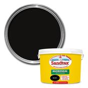 Sandtex Smooth Masonary Paint 10 Litre - Black | 5090771 image