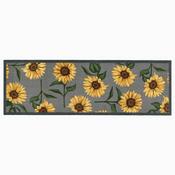 My Mat Runner Doormatt 50cm x 150cm - Sunflowers Dark Grey | PT640474 image